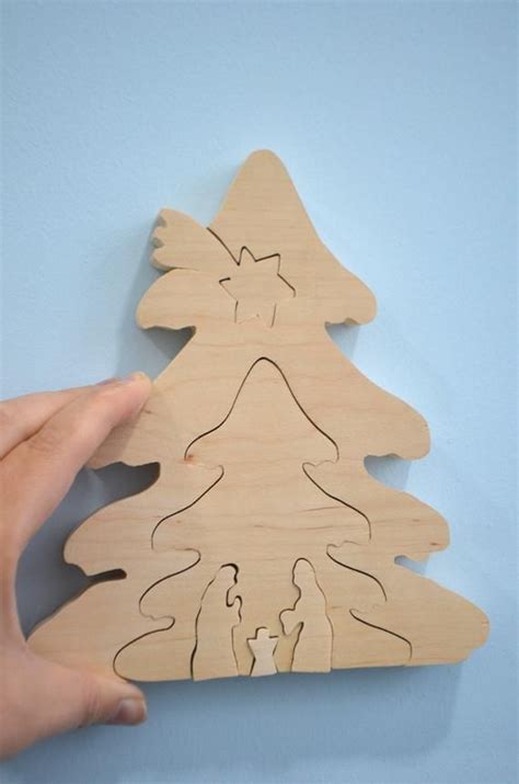 Wooden Puzzle Wood Nativity Scene Busy Toddler Toy Wooden | Etsy ...