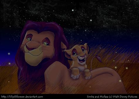 Simba and Mufasa by LillayFran on DeviantArt
