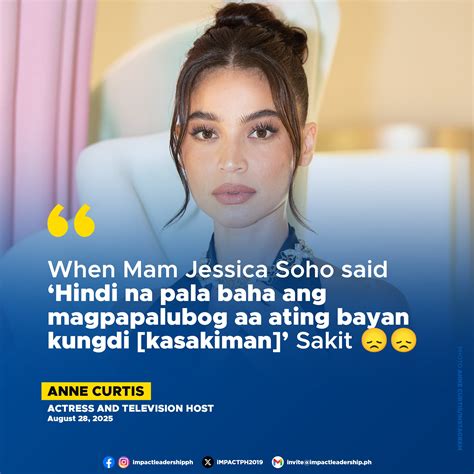 iMPACT - ANNE CURTIS REACTS TO JESSICA SOHO'S STATEMENT ON GREED