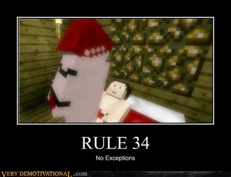 RULE 34: Minecraft - Very Demotivational - Demotivational Posters ...