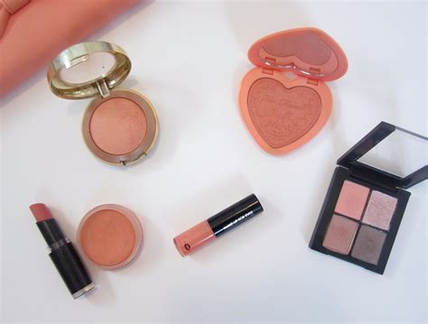 favorite peach makeup products shade series makeup  makena