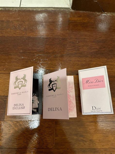 Dior and Delina Perfume Sample, Beauty & Personal Care, Fragrance ...