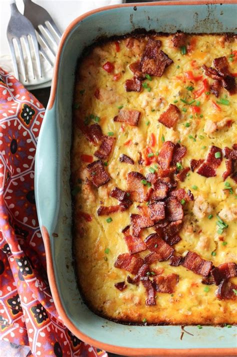 Chicken Bacon Ranch Casserole (video!) - PaleOMG