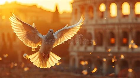 The Colosseum - an Glorious Ancient Masterpiece Stock Illustration ...