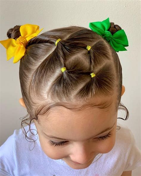 Penteado De Criança Bonito - Penteados para bebe | Penteado pra criança, Penteado cabelo cacheado ...