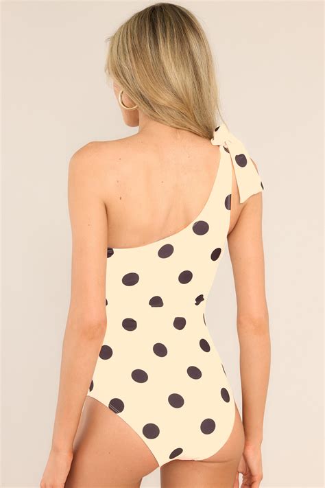 Timeless Ivory Polka Dot One Piece Swimsuit - All Swim | Red Dress