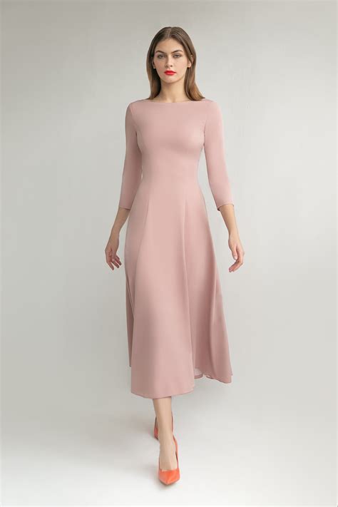 Schlichtes Brautkleid STACY. Lässiges Brautkleid Midi - Etsy.de