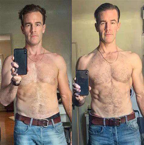 James Van Der Beek Shows Off Toned Abs from Dancing on DWTS
