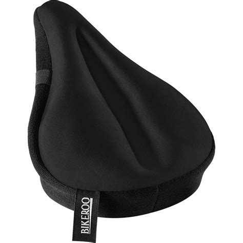 Snapklik.com : Bikeroo Comfort Bike Seat Cushion - Black Narrow Padded