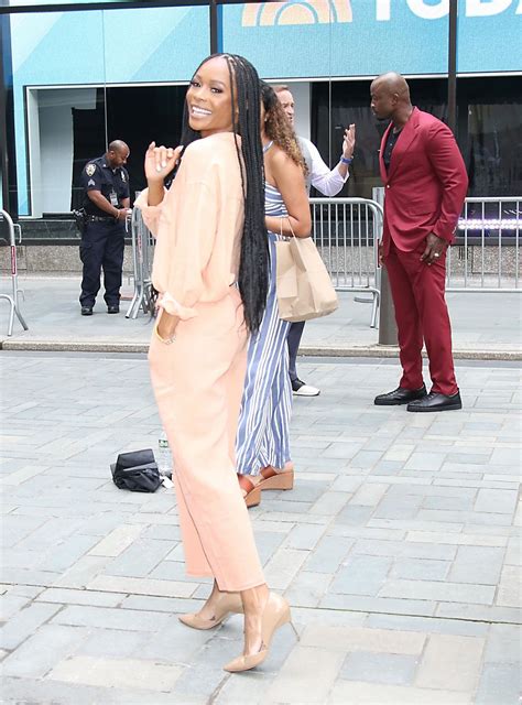 ZURI HALL Arrives at Today Show to Promotes American Ninja Warrior in