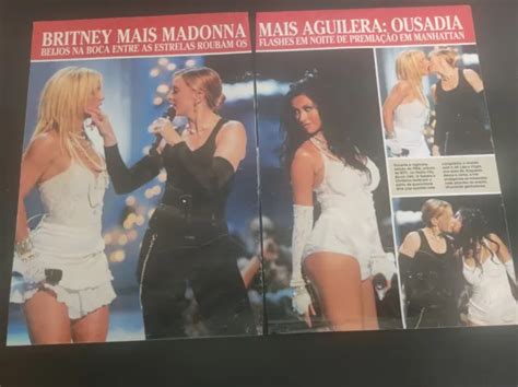 MADONNA / BRITNEY SPEARS / CHRISTINA AGUILERA Kiss Clippings articles ...