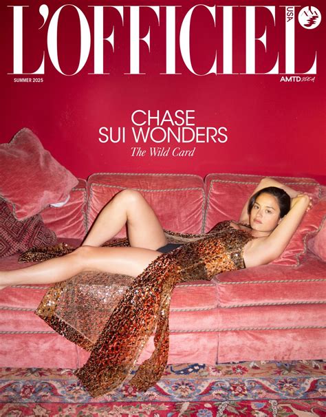CHASE SUI WONDERS for L’Officiel USA, Summer 2025 Issue – HawtCelebs