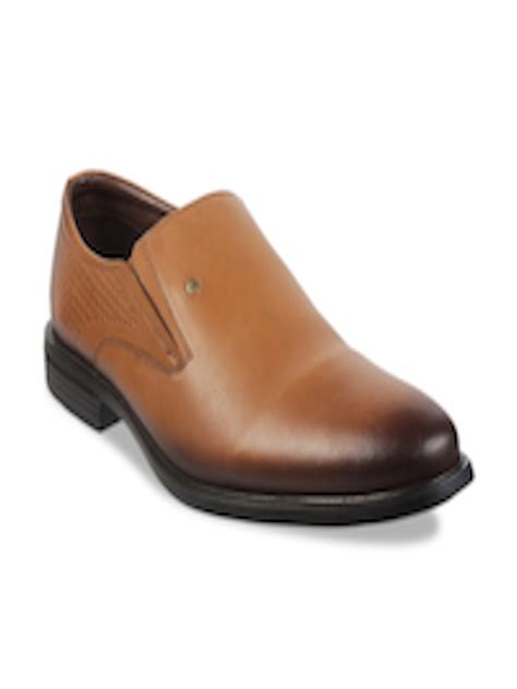 Buy Metro Men Tan Leather Slip On Shoes - Formal Shoes for Men 18705880 | Myntra