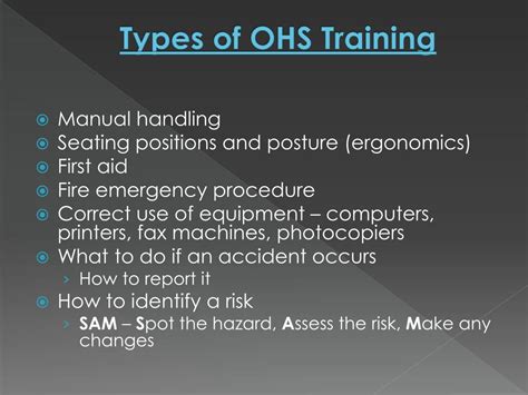 PPT - OHS Training presentation PowerPoint Presentation, free download