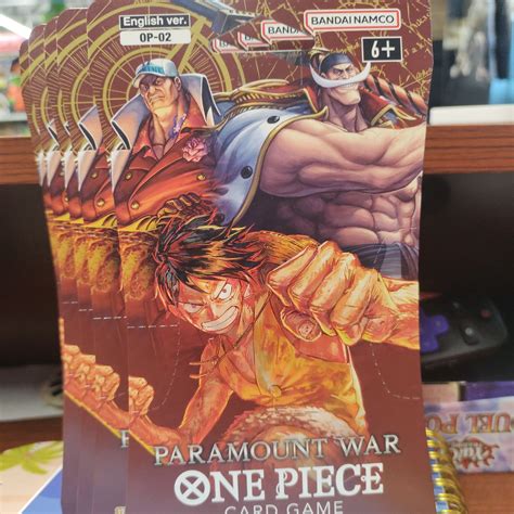 One Piece Paramount War Card Game Booster Packs – Todd's Toys