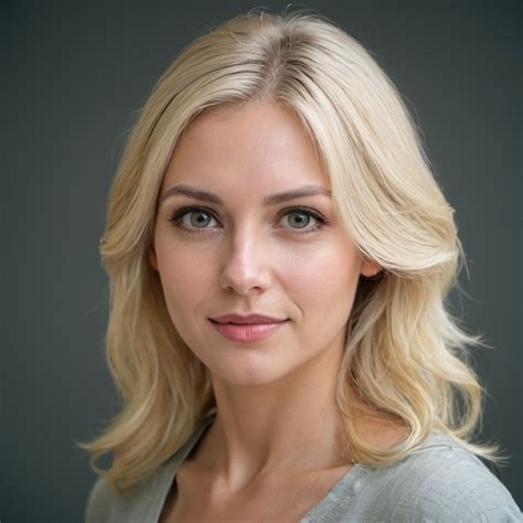 beauty blonde woman  years  ar  style