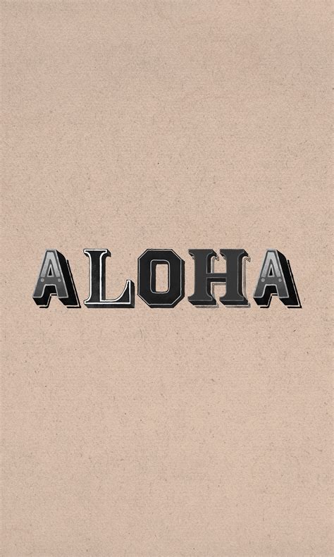 Aloha word 3d vintage typography | Free Photo - rawpixel