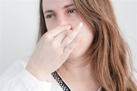 180+ Unpleasant Smell Scented Human Nose Women Stock Photos, Pictures