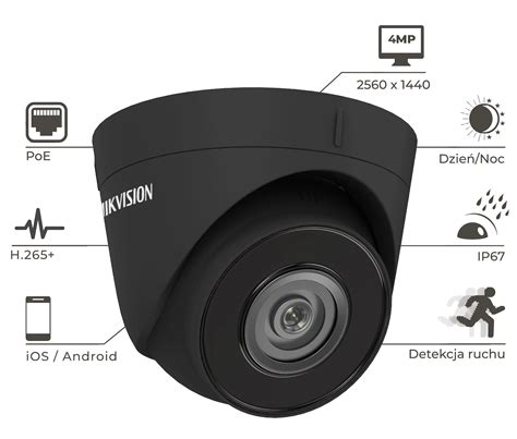 ZESTAW MONITORINGU DOMU DO ROZBUDOWY 4 KAMERY IP HIKVISION IPCAM-T4 