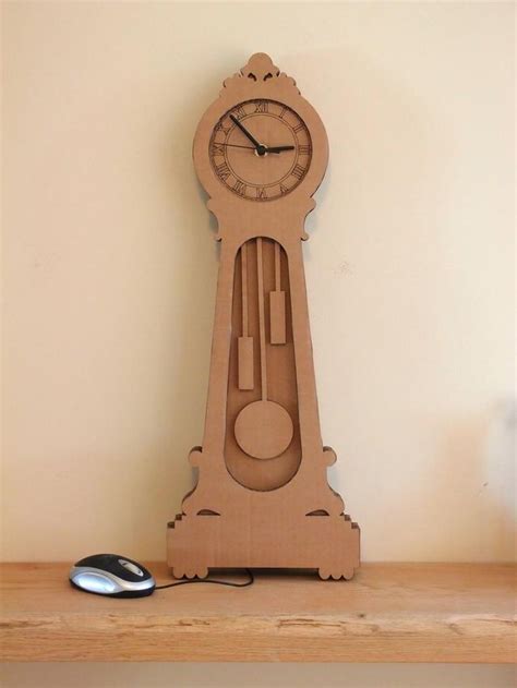 Cardboard Grandfather Clock | Картонные поделки, Картонные скульптуры ...