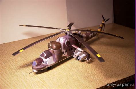 Ми-24В / Mi-24V [ABC 23-24/2004] из бумаги, модели сборные бумажные ...