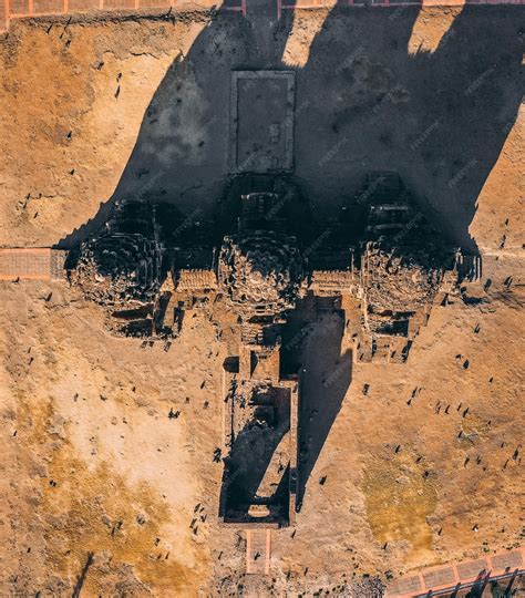Premium Photo | Aerial view of Pra Prang Sam Yod or Phra Prang Sam Yot ...