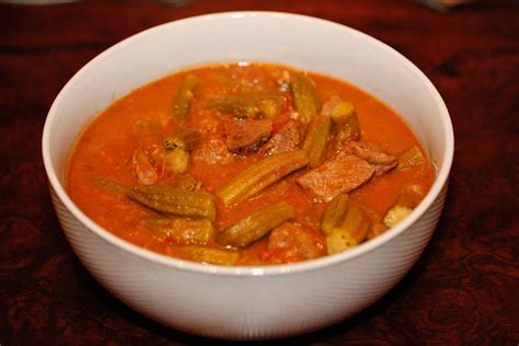 Okra with Meat Stew, Bamia - Taste of South Sudan