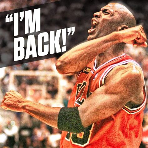 Michael Jordan I'm Back Template