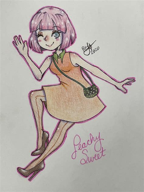 Rave's Arts & Projects — ‘Peachy Sweet’ Fanart of my villager in Animal...