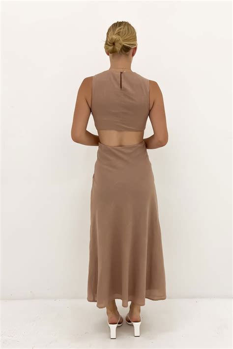 Asha Maxi Dress Nude - Jean Jail