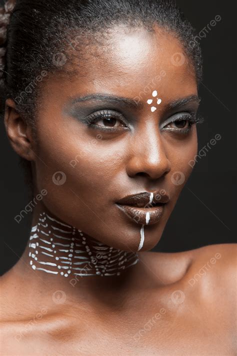 Tribal African Woman Face