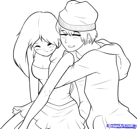 Anime Boy And Girl Drawing at GetDrawings | Free download