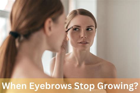 how does your eyebrows know when to stop growing
