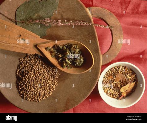 Herbal - medicinal herbs and spices Stock Photo - Alamy