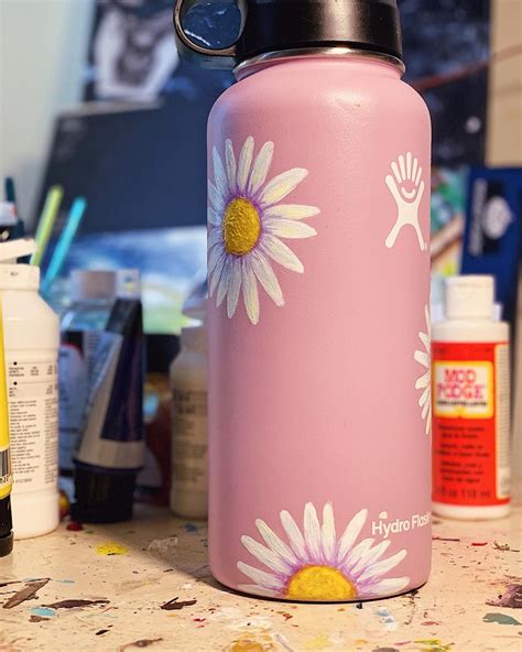 Water Bottle Painting Designs