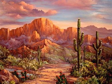 Desert sunsets,Southwest Paintings, Arizona Landscapes by Brenda Bowers ...