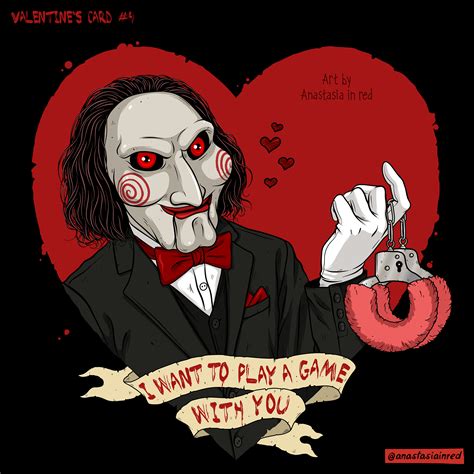 Printable Horror Valentines Card