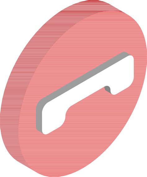 decline phone call button icon   style  vector art  vecteezy