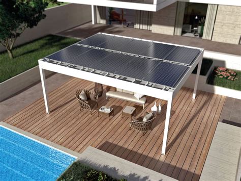 naked solar power pergola  giulio barbieri