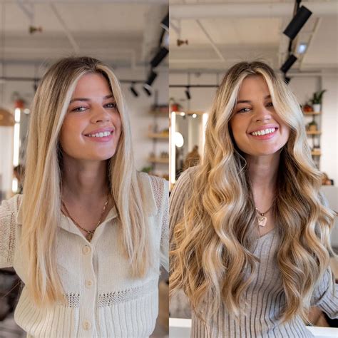 Hair Extensions Before & After Pictures - Vixen & Blush
