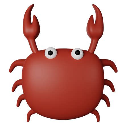 93 Crab Emoji 3D Illustrations - Free in PNG, BLEND, FBX, glTF | IconScout