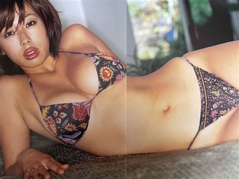 Yahoo!オークション - お宝 井上和香 ハイレグ水着グラビア 12P 切り...