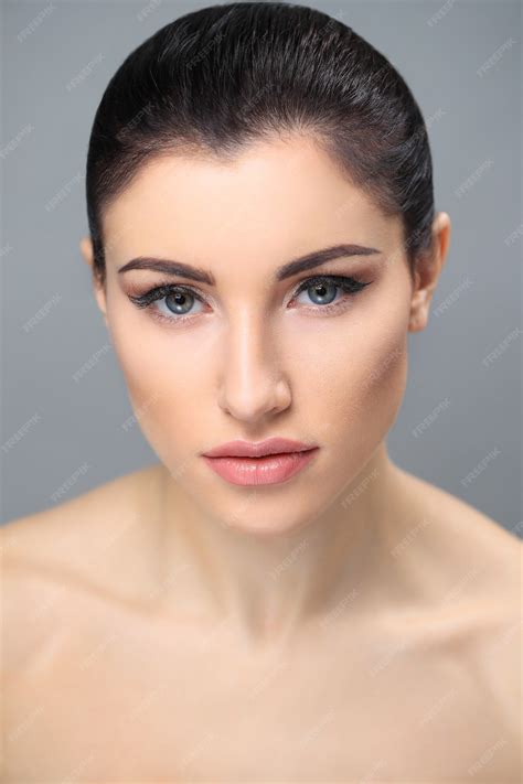 Free Photo | Beautiful model in pure nude skin commercial