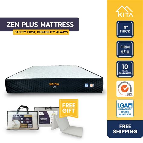 KITA ZEN PLUS Mattress (9 inch), Solid Foam – KITA Singapore