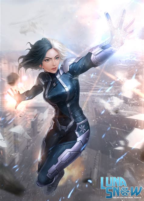 luna snow (marvel) drawn by yoon_lee | Danbooru