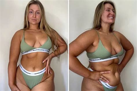 'I have saggy boobs, hip dips and a square bum – but I'm still