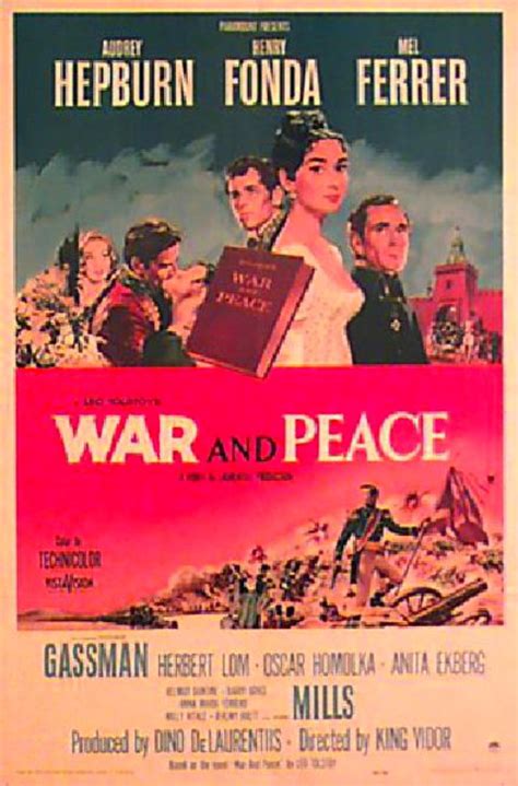 War and Peace Original 1956 U.S. One Sheet Movie Poster - Posteritati ...