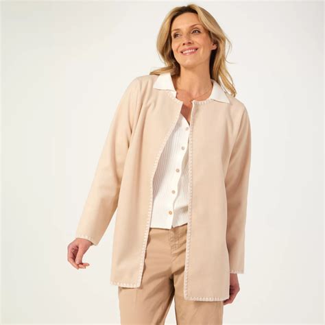 Izabel London Open Edge to Edge Jacket - QVC UK