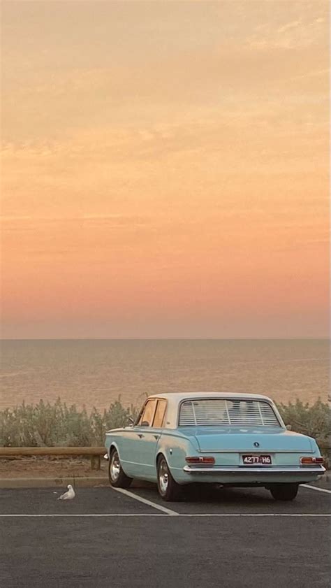 vintage blue car   ocean aesthetic blue wallpaper vintage cars