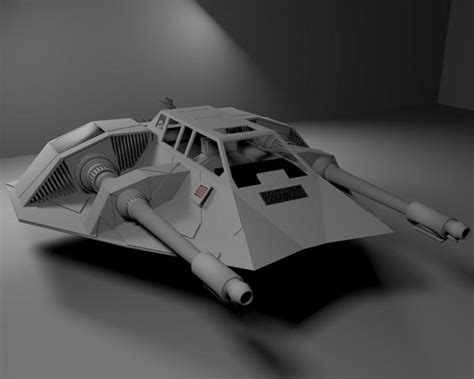 Star Wars Snowspeeder Model by ace2029 on DeviantArt